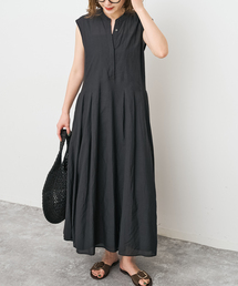 Spick & Span | 《手洗い可 / 》C/Rボイルタックノースリーブワンピース(ワンピース)