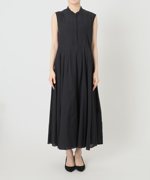 Spick & Span（スピックアンドスパン）の「《手洗い可 / 》C/Rボイルタックノースリーブワンピース（ワンピース・レディース・ホワイト系その他/ブラック/ブルー・36/38）」の22枚目の写真