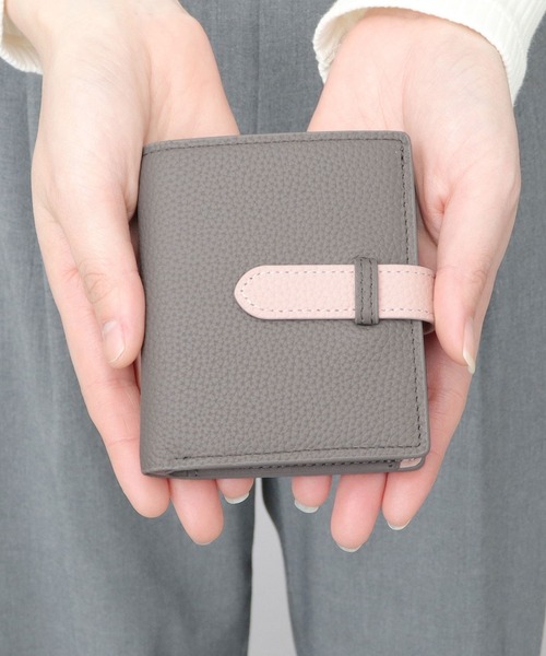 NEESE（ニーズ） 手帳型デザイン レザー（本革） 二つ折り財布 ミニ