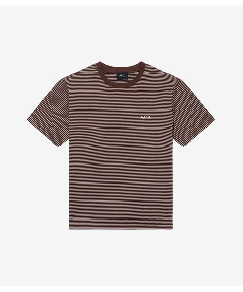 A.P.C.(アーペーセー)の「T-SHIRT DAMIEN(Tシャツ/カットソー・メンズ・ブラウン/ブラック・M/L/S)」の2枚目の写真