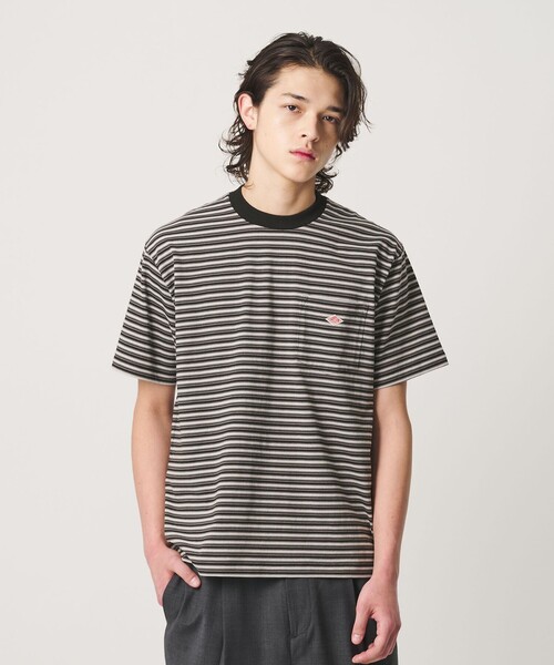 DANTON＞ポケット ボーダー Tシャツ（Tシャツ/カットソー）｜DANTON
