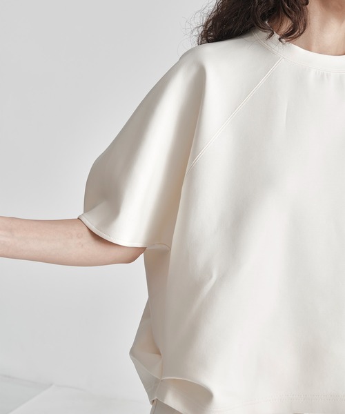 COGTHEBIGSMOKE(コグザビッグスモーク)の「【COGTHEBIGSMOKE/コグザビッグスモーク】HELLEN PENTAGON TOP/スウェットトップス(Tシャツ/カットソー・レディース・ブラック/グレー/オフホワイト・1)」の13枚目の写真