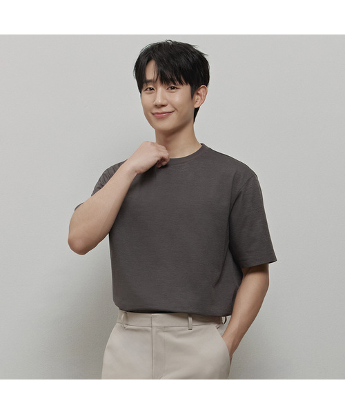 MINDBRIDGE(マインドブリッジ)の「ドゥグッド_ソロナTシャツ - 6カラー(Tシャツ/カットソー・メンズ・ブラック/ライトブルー/ライトグレー/ライトカーキ/ホワイト/ダークグレー・95/100/105/110)」の4枚目の写真