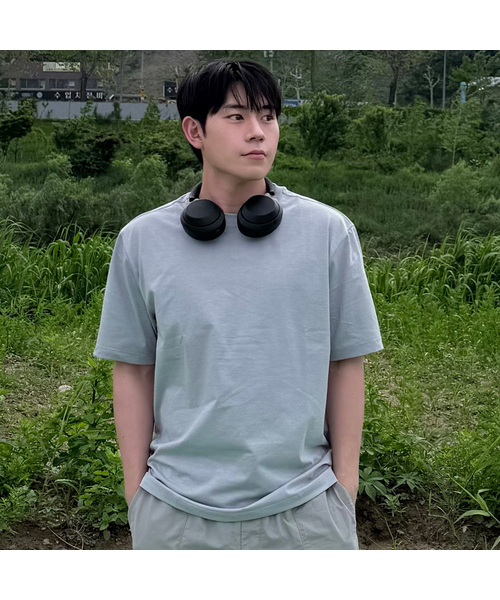 MINDBRIDGE(マインドブリッジ)の「ドゥグッド_ソロナTシャツ - 6カラー(Tシャツ/カットソー・メンズ・ブラック/ライトブルー/ライトグレー/ライトカーキ/ホワイト/ダークグレー・95/100/105/110)」の6枚目の写真