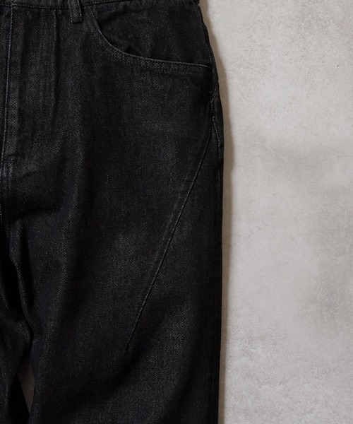 NUMBER (N)INE(ナンバーナイン)の「STRAIGHT DENIM JEANS ONE WASH / ストレート デニム ジーンズ ワンウォッシュ(デニムパンツ・メンズ・ブラック/インディゴブルー・2/3/4)」の21枚目の写真