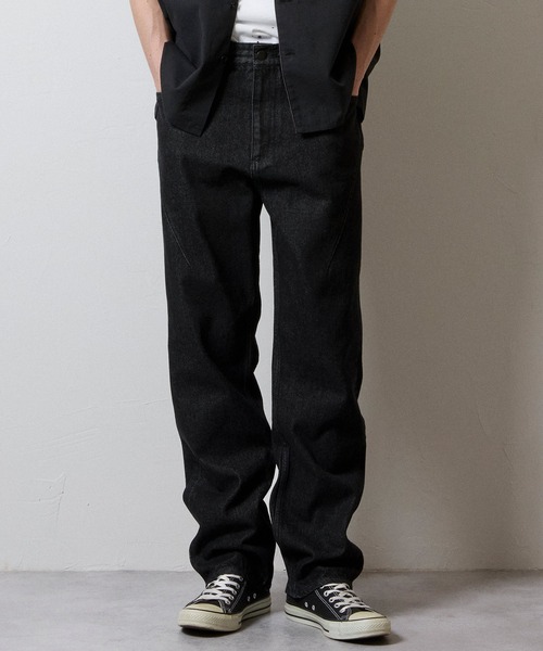 STRAIGHT DENIM JEANS ONE WASH / ストレート デニム ジーンズ ワン