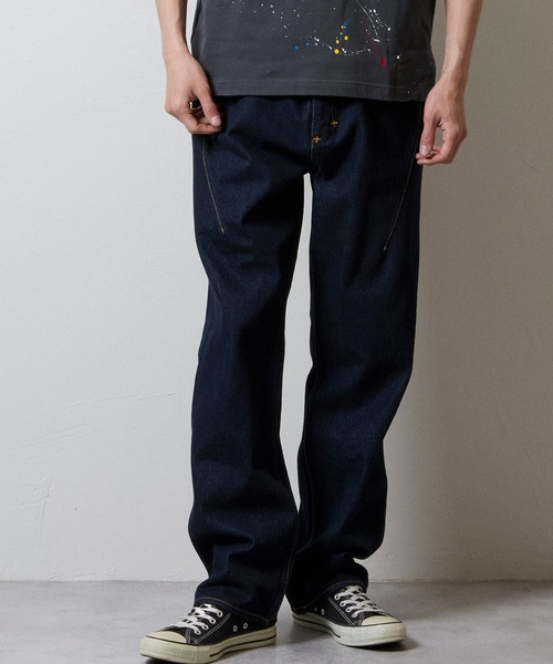 STRAIGHT DENIM JEANS ONE WASH / ストレート デニム ジーンズ ワン