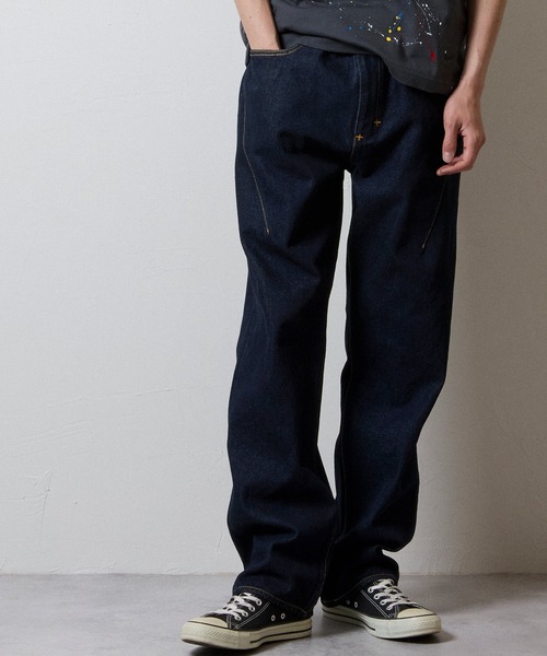 STRAIGHT DENIM JEANS ONE WASH / ストレート デニム ジーンズ ワン