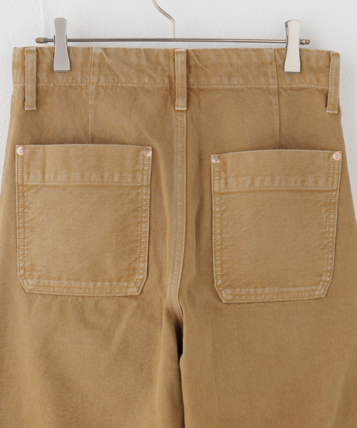 TANAKA（タナカ）の「【TANAKA / タナカ】 NEW CLASSIC WORK JEANS（デニムパンツ・レディース・カーキ・27/26）」の4枚目の写真