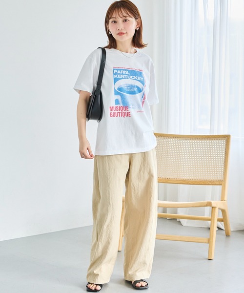 TRICOMER(トリコメル)の「【TRICOMER】ヴィンテージライク プリントロゴTシャツ|PARIS KENTUCKY(Tシャツ/カットソー・レディース・ホワイト・F)」の22枚目の写真