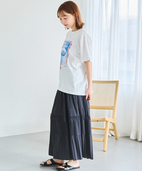 TRICOMER(トリコメル)の「【TRICOMER】ヴィンテージライク プリントロゴTシャツ|PARIS KENTUCKY(Tシャツ/カットソー・レディース・ホワイト・F)」の17枚目の写真