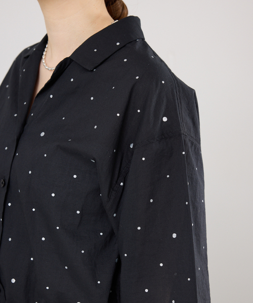 IENA(イエナ)の「別注 COUTURE D'ADAM/クチュールドアダム Tiered Jamp suit 26SS-278(つなぎ/オールインワン・レディース・ブラック・FREE)」の5枚目の写真