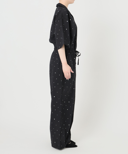 IENA(イエナ)の「別注 COUTURE D'ADAM/クチュールドアダム Tiered Jamp suit 26SS-278(つなぎ/オールインワン・レディース・ブラック・FREE)」の14枚目の写真