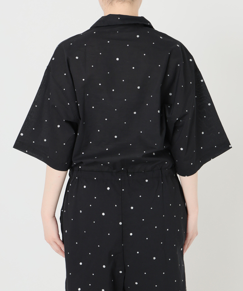 IENA(イエナ)の「別注 COUTURE D'ADAM/クチュールドアダム Tiered Jamp suit 26SS-278(つなぎ/オールインワン・レディース・ブラック・FREE)」の17枚目の写真