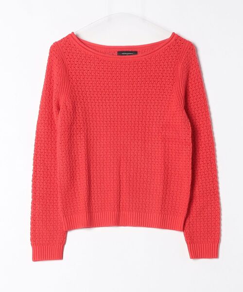 BANANA REPUBLIC FACTORY STORE（バナナリパブリック ファクトリーストア）の「BANANA REPUBLIC FACTORY STORE　　コットン ボートネック クロシェ セーター（ニット/セーター・レディース・ホワイト/レッド/ネイビー・L/M/S/XS）」の6枚目の写真