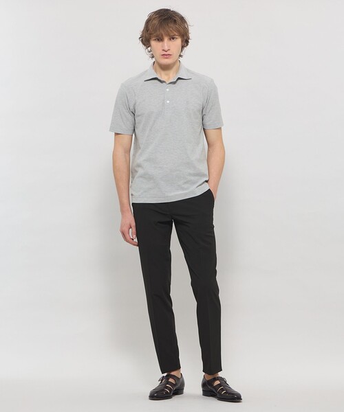 MACKINTOSH LONDON（マッキントッシュ ロンドン）の「【WEB・一部店舗限定】コットンハニカムポロシャツ（ポロシャツ・メンズ・ブラック/グレー/チャコールグレー/ダークネイビー/ホワイト・XL/L/M）」の21枚目の写真