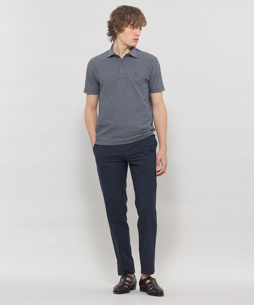 MACKINTOSH LONDON（マッキントッシュ ロンドン）の「【WEB・一部店舗限定】コットンハニカムポロシャツ（ポロシャツ・メンズ・ブラック/グレー/チャコールグレー/ダークネイビー/ホワイト・XL/L/M）」の20枚目の写真