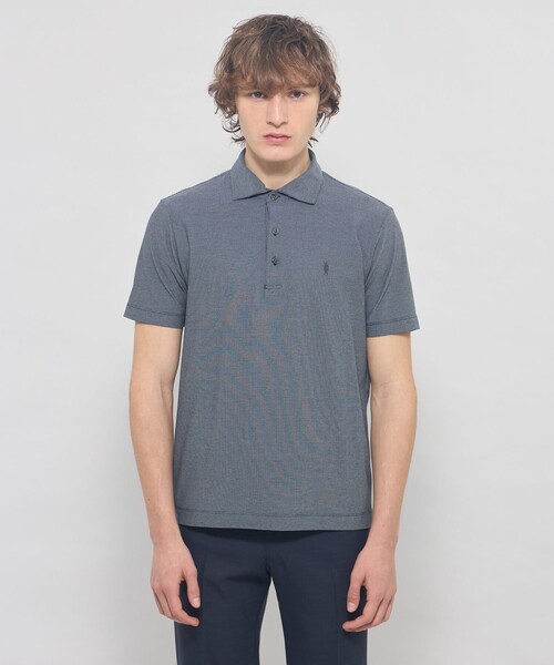 MACKINTOSH LONDON（マッキントッシュ ロンドン）の「【WEB・一部店舗限定】コットンハニカムポロシャツ（ポロシャツ・メンズ・ブラック/グレー/チャコールグレー/ダークネイビー/ホワイト・XL/L/M）」の17枚目の写真