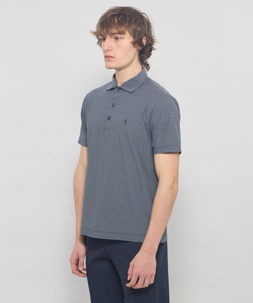 MACKINTOSH LONDON（マッキントッシュ ロンドン）の「【WEB・一部店舗限定】コットンハニカムポロシャツ（ポロシャツ・メンズ・ブラック/グレー/チャコールグレー/ダークネイビー/ホワイト・XL/L/M）」の16枚目の写真