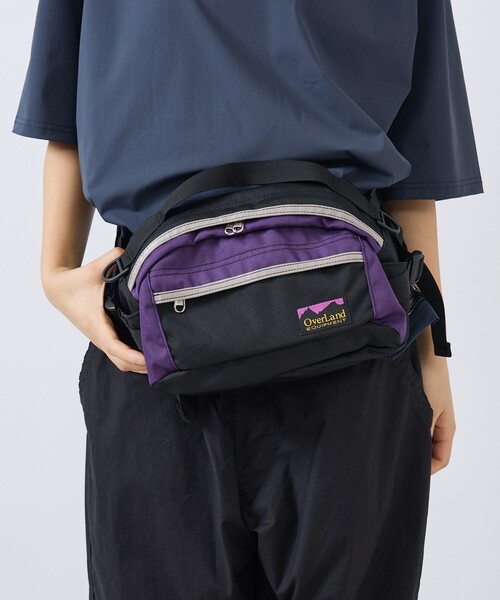 Overland(オーバーランド)の「【OverLand Equipment/オーバーランド・イクイップメント】OL-253004/配色HIPBAG/ヒップバッグ/アウトドア/ユニセックス【WEB限定】(ボディバッグ/ウエストポーチ・メンズ・グレー/ブラック/パープル・フリー)」の7枚目の写真
