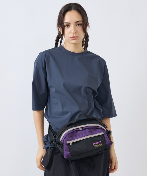 Overland(オーバーランド)の「【OverLand Equipment/オーバーランド・イクイップメント】OL-253004/配色HIPBAG/ヒップバッグ/アウトドア/ユニセックス【WEB限定】(ボディバッグ/ウエストポーチ・メンズ・グレー/ブラック/パープル・フリー)」の6枚目の写真