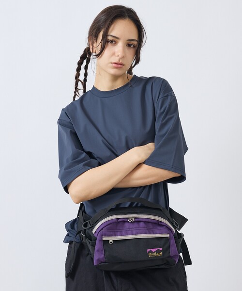 Overland(オーバーランド)の「【OverLand Equipment/オーバーランド・イクイップメント】OL-253004/配色HIPBAG/ヒップバッグ/アウトドア/ユニセックス【WEB限定】(ボディバッグ/ウエストポーチ・メンズ・グレー/ブラック/パープル・フリー)」の5枚目の写真