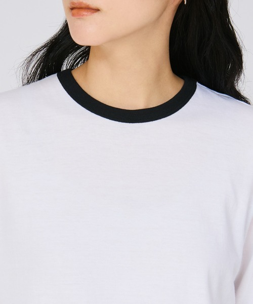 HANES(ヘインズ)の「【Hanes/ヘインズ】レディース 【3枚組】リバーシブルクルーネックTシャツ by THE DODO JEAN(Tシャツ/カットソー・レディース・ブラック/ホワイト/レッド・MEDIUM)」の6枚目の写真