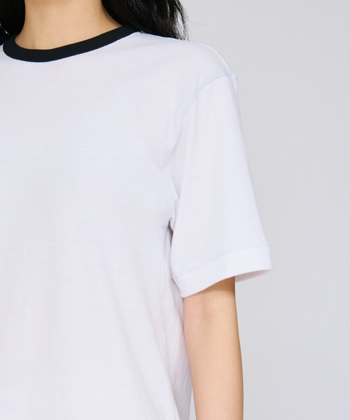 HANES(ヘインズ)の「【Hanes/ヘインズ】レディース 【3枚組】リバーシブルクルーネックTシャツ by THE DODO JEAN(Tシャツ/カットソー・レディース・ブラック/ホワイト/レッド・MEDIUM)」の7枚目の写真