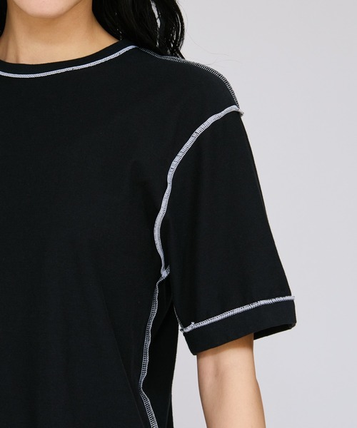 HANES(ヘインズ)の「【Hanes/ヘインズ】レディース 【3枚組】リバーシブルクルーネックTシャツ by THE DODO JEAN(Tシャツ/カットソー・レディース・ブラック/ホワイト/レッド・MEDIUM)」の14枚目の写真