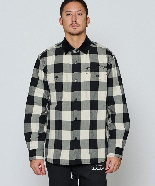 ACANTHUS(アカンサス)の「ms6510-Check Shirts シャツ(MA2668)(シャツ/ブラウス・メンズ・ブルー系その他/チェック・XL/L/M/S)」の1枚目の写真
