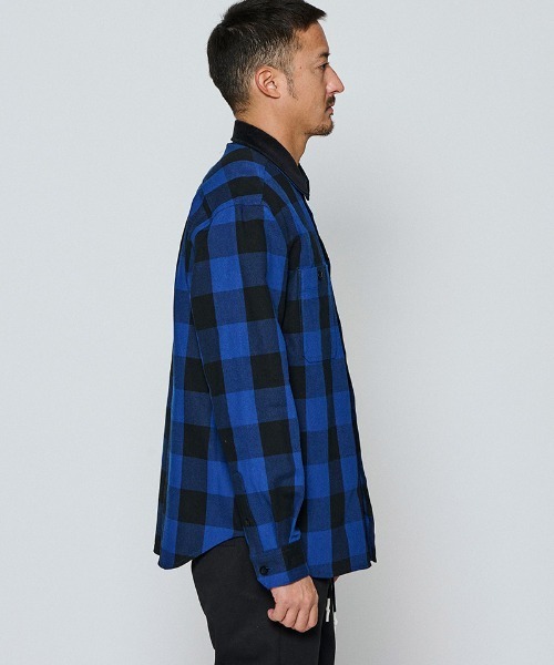 ACANTHUS(アカンサス)の「ms6510-Check Shirts シャツ(MA2668)(シャツ/ブラウス・メンズ・ブルー系その他/チェック・XL/L/M/S)」の5枚目の写真