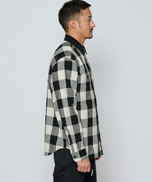ACANTHUS(アカンサス)の「ms6510-Check Shirts シャツ(MA2668)(シャツ/ブラウス・メンズ・ブルー系その他/チェック・XL/L/M/S)」の8枚目の写真