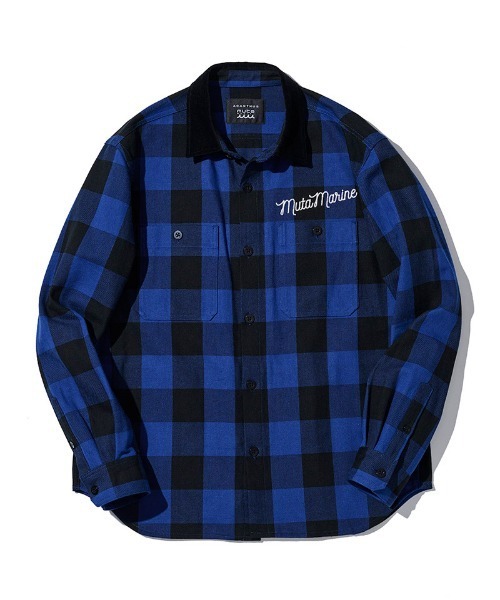 ACANTHUS(アカンサス)の「ms6510-Check Shirts シャツ(MA2668)(シャツ/ブラウス・メンズ・ブルー系その他/チェック・XL/L/M/S)」の10枚目の写真