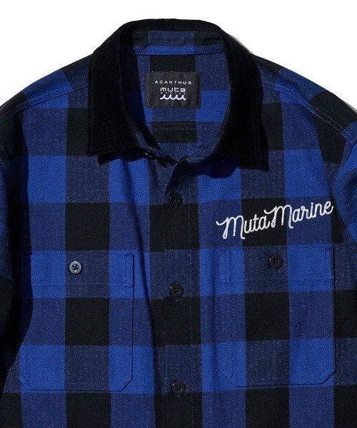 ACANTHUS(アカンサス)の「ms6510-Check Shirts シャツ(MA2668)(シャツ/ブラウス・メンズ・ブルー系その他/チェック・XL/L/M/S)」の12枚目の写真