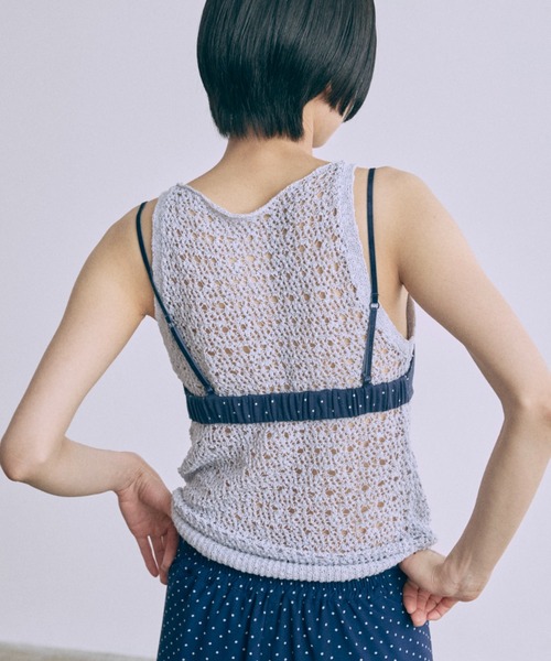 EN NEUME(エンノイム)の「Petit Dot Bra Top(その他トップス・レディース・オフホワイト/ブルー/ネイビー/イエロー・FREE)」の22枚目の写真