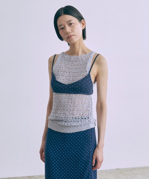 EN NEUME(エンノイム)の「Petit Dot Bra Top(その他トップス・レディース・オフホワイト/ブルー/ネイビー/イエロー・FREE)」の20枚目の写真