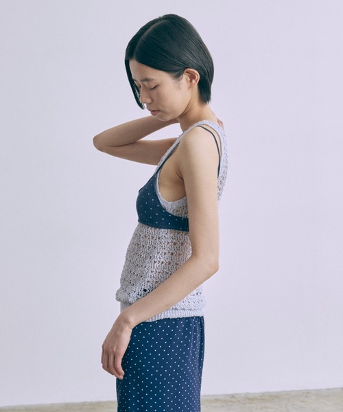 EN NEUME(エンノイム)の「Petit Dot Bra Top(その他トップス・レディース・オフホワイト/ブルー/ネイビー/イエロー・FREE)」の21枚目の写真