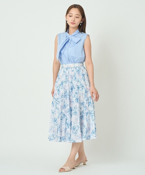 ANAYI（アナイ）の「コットンツイルパールタイシャツ ブラウス（シャツ/ブラウス・レディース・ネイビー/ライトブルー/ホワイト・38）」の20枚目の写真