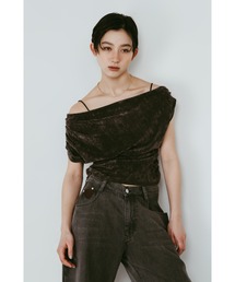 Knuth Marf | sheer velour top(Tシャツ/カットソー)