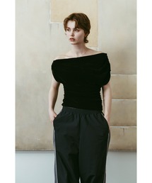 Knuth Marf | sheer velour top(Tシャツ/カットソー)