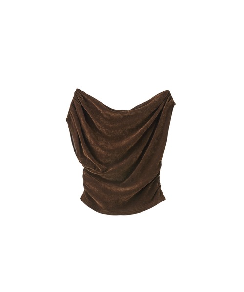 Knuth Marf(クヌースマーフ)の「sheer velour top(Tシャツ/カットソー・レディース・グレー/ブラウン/ブラック・FREE)」の15枚目の写真