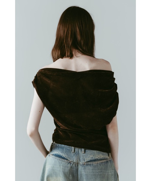 Knuth Marf(クヌースマーフ)の「sheer velour top(Tシャツ/カットソー・レディース・グレー/ブラウン/ブラック・FREE)」の20枚目の写真
