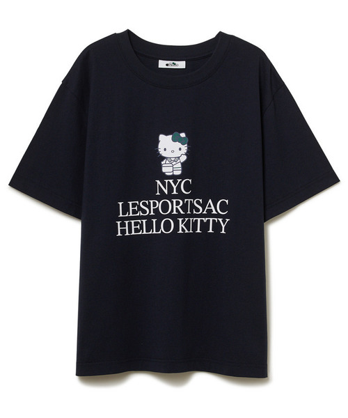 LeSportsac（レスポートサック）の「【LeSportsac×Hello Kitty】NYC Tシャツ（Tシャツ/カットソー・レディース・ネイビー/ホワイト・MEDIUM/SMALL）」の2枚目の写真