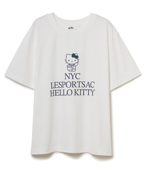 LeSportsac（レスポートサック）の「【LeSportsac×Hello Kitty】NYC Tシャツ（Tシャツ/カットソー・レディース・ネイビー/ホワイト・MEDIUM/SMALL）」の9枚目の写真