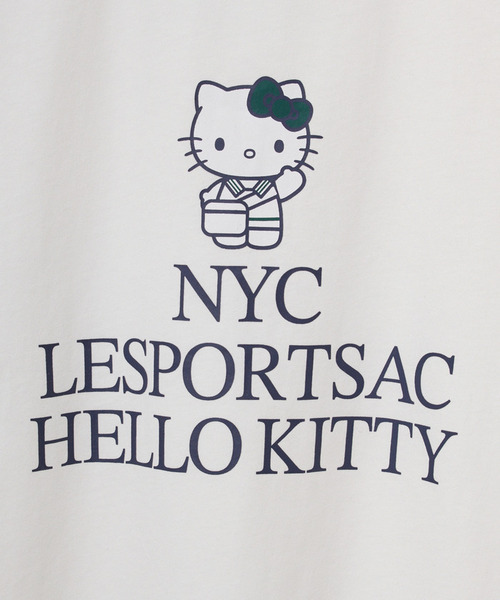 LeSportsac（レスポートサック）の「【LeSportsac×Hello Kitty】NYC Tシャツ（Tシャツ/カットソー・レディース・ネイビー/ホワイト・MEDIUM/SMALL）」の13枚目の写真