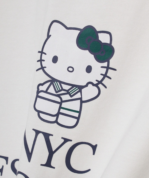 LeSportsac（レスポートサック）の「【LeSportsac×Hello Kitty】NYC Tシャツ（Tシャツ/カットソー・レディース・ネイビー/ホワイト・MEDIUM/SMALL）」の16枚目の写真