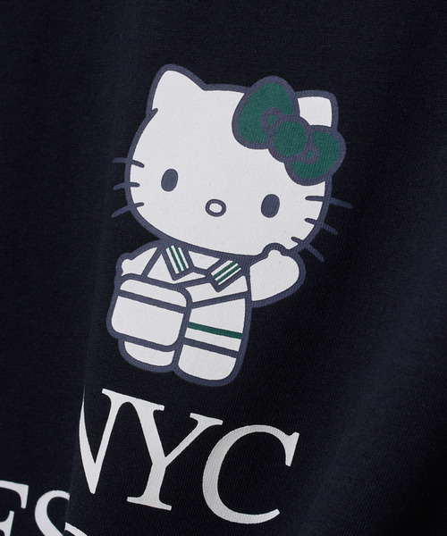 LeSportsac（レスポートサック）の「【LeSportsac×Hello Kitty】NYC Tシャツ（Tシャツ/カットソー・レディース・ネイビー/ホワイト・MEDIUM/SMALL）」の17枚目の写真