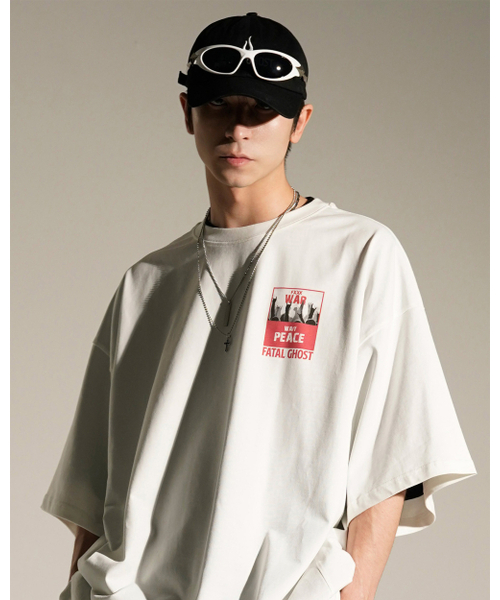 FATAL GHOST(フェイタルゴースト)の「Peace WT(Tシャツ/カットソー・メンズ・その他・MEDIUM/X-LARGE/XXX-LARGE)」の1枚目の写真