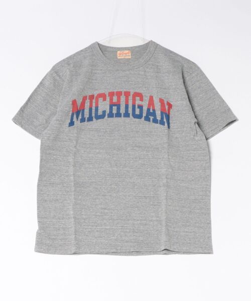 WHITESVILLE（ホワイツビル）の「WHITESVILLE | 18/-S/S T-SHIRT W/PRINT（Tシャツ/カットソー・レディース・グレー/イエロー系その他・S）」の2枚目の写真