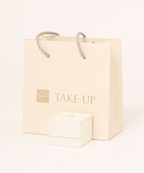 TAKE-UP（テイクアップ）の「[ セカンドピアス]K18 ムーンストーンピアス(4mm)（ピアス（両耳用）・レディース・イエローゴールド・FREE）」の2枚目の写真